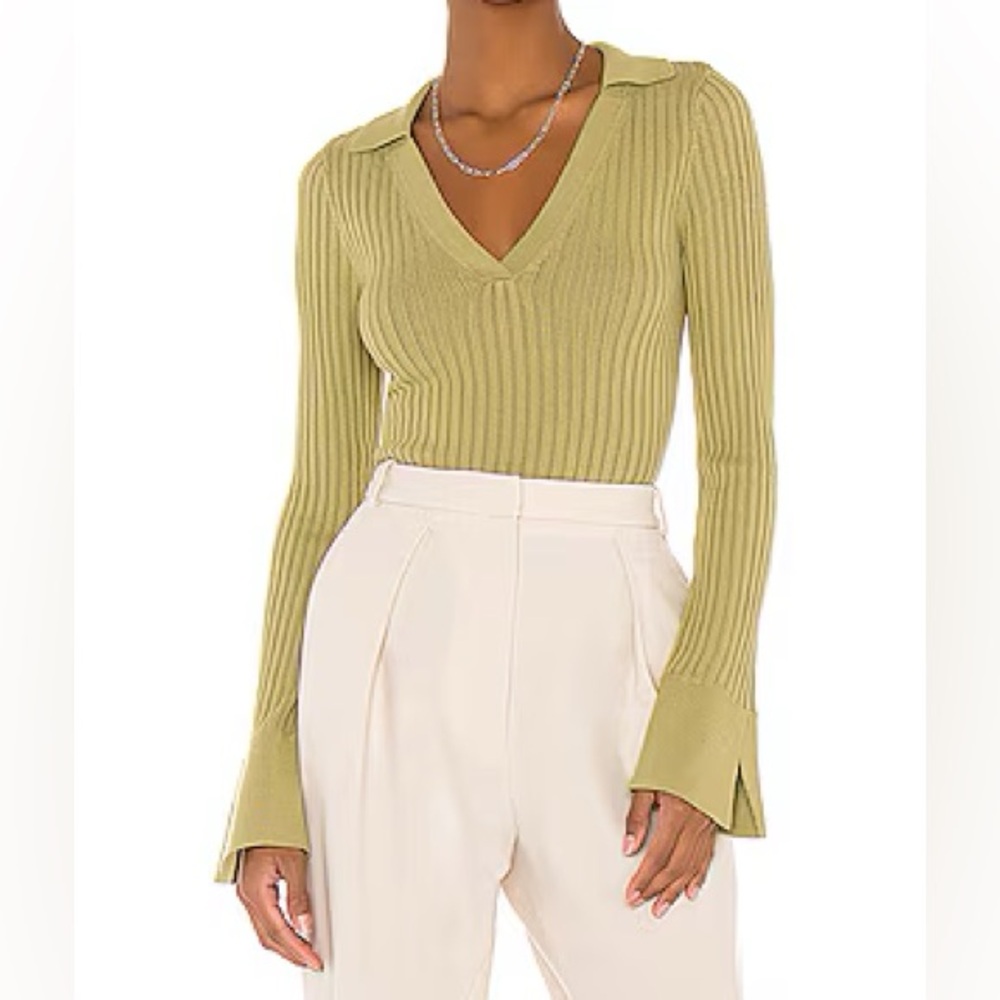 Femme Rib Henley from Tularosa in Sage